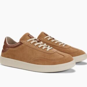 OluKai Tan and Brown Suede Sneakers